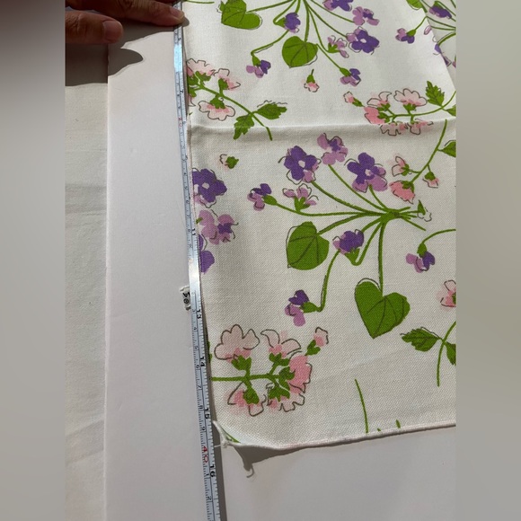Vintage Vera Neumann Floral Napkin Cotton Linens Set Vintage MCM Flower 70s 60s - Picture 9 of 15